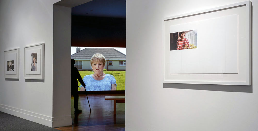 Installation view Christine Beynon Portrait premiered RHA, Dublin, Ireland, 2018.